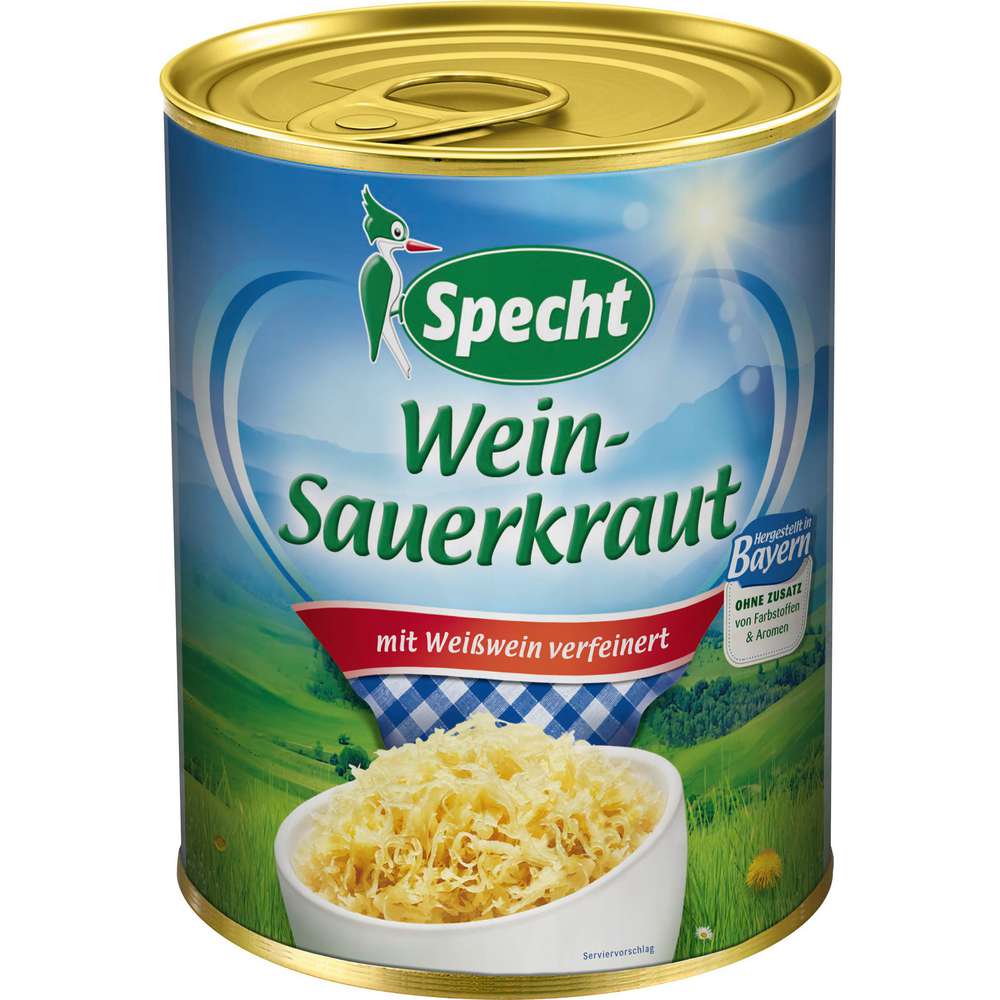 Produktabbildung Specht Wein-Sauerkraut