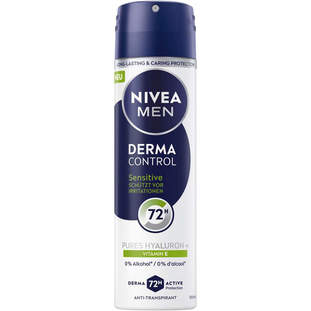 Produktabbildung Nivea Deo Spray Men, Derma Control Sensitive