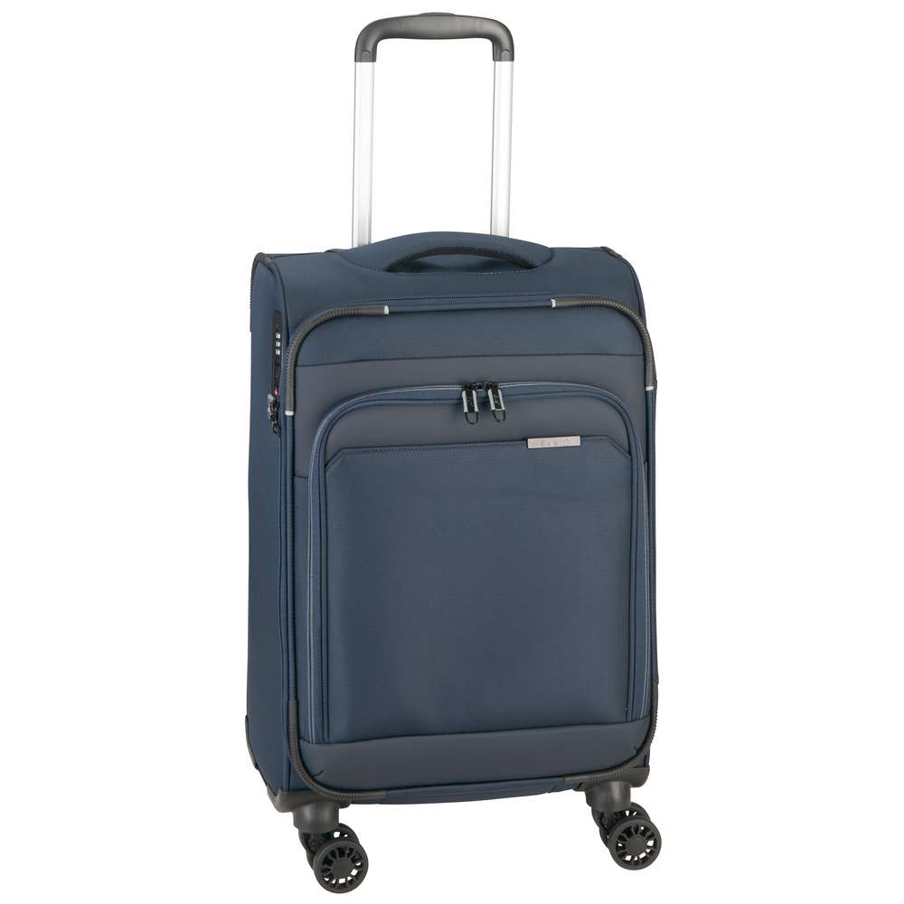 Produktabbildung d & n lederwaren Trolley Größe S, blau