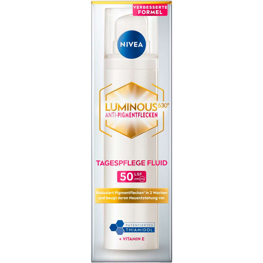 Produktabbildung Nivea Tagesfluid Luminous Anti-Pigmentflecken LSF50