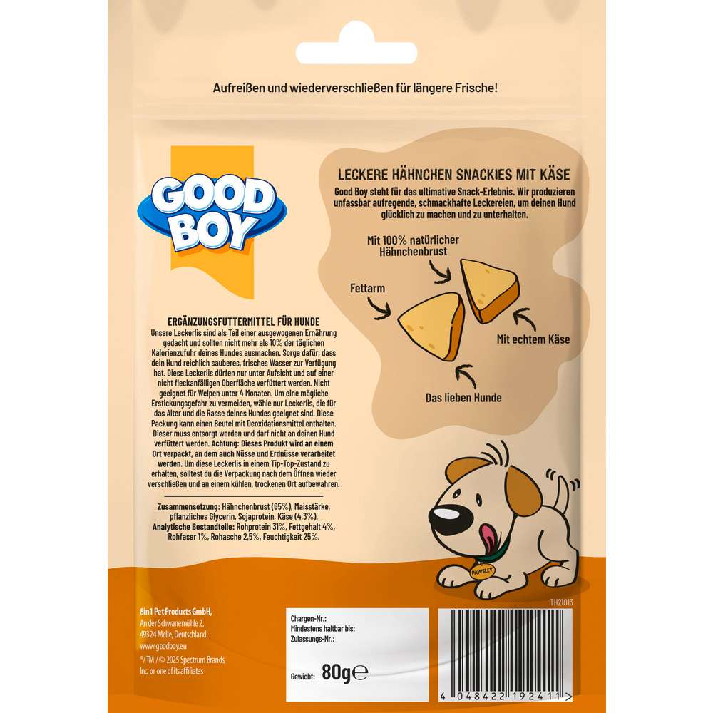 Produktabbildung Good Boy Hunde-Snack Huhn mit Käse