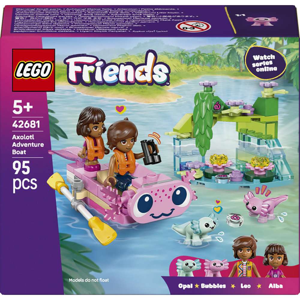 Produktabbildung Lego LEGO Friends Axolotl-Abenteuerboot 42681