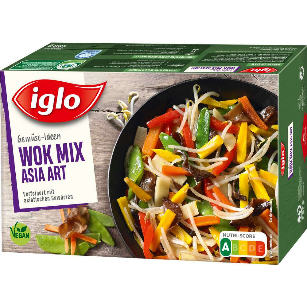 Produktabbildung Iglo Gemüse-Ideen Asia Wok Mix, tiefgekühlt