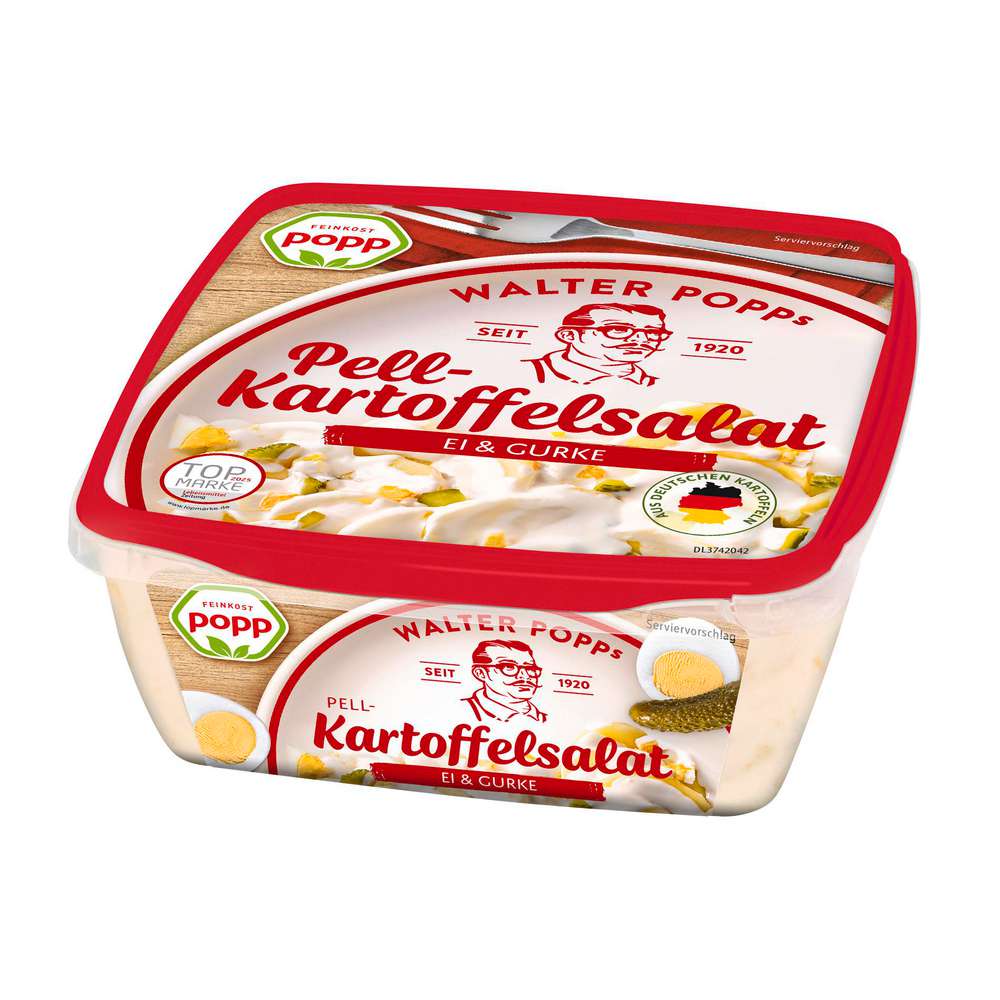 Produktabbildung Popp Kartoffelsalat, Ei & Gurke