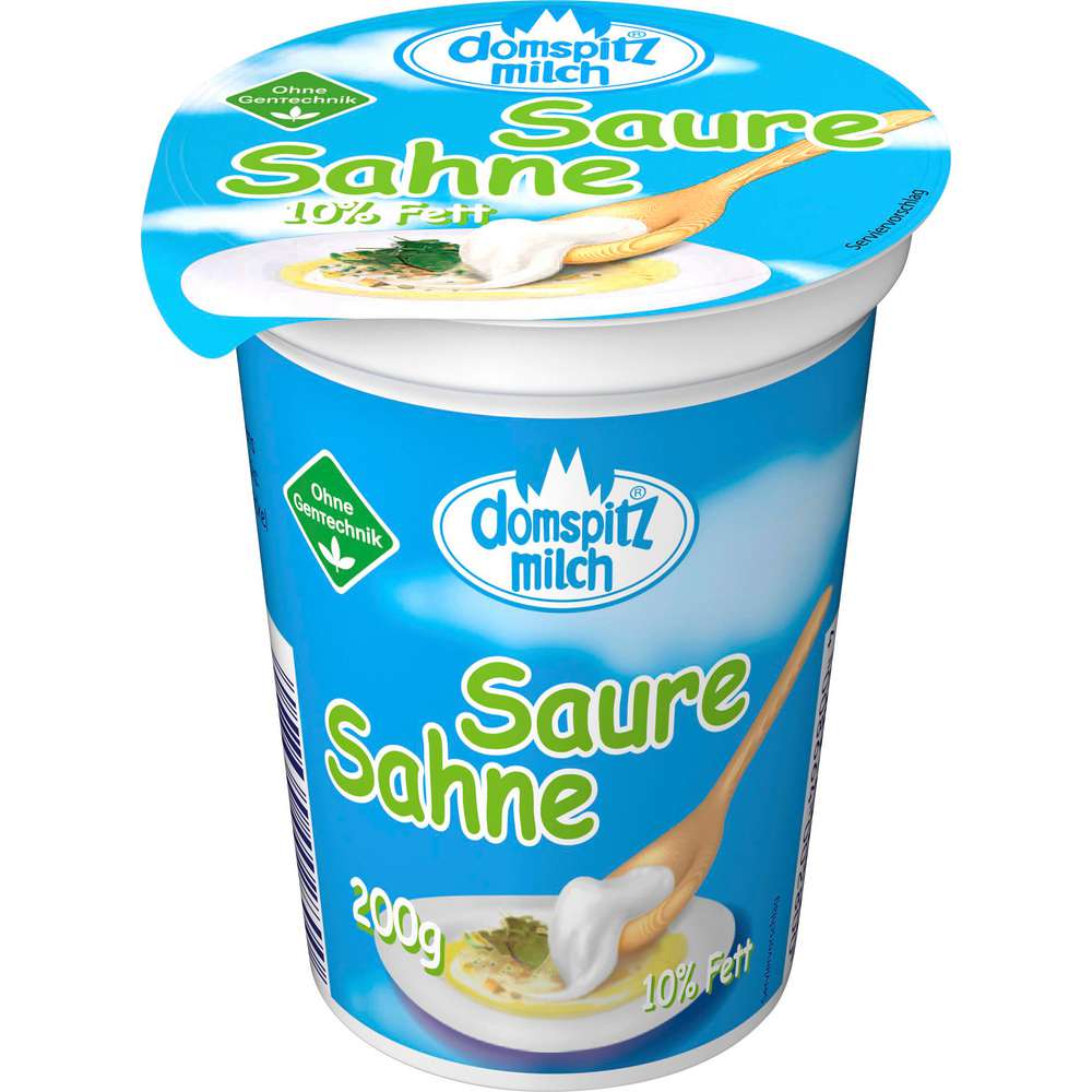 Produktabbildung Domspitzmilch Sauerrahm 10% Fett
