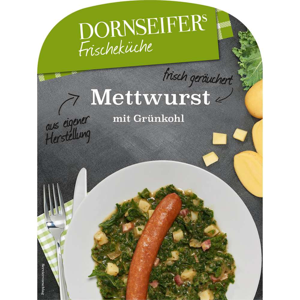 Produktabbildung Dornseifer Mettwurst mit Grünkohl