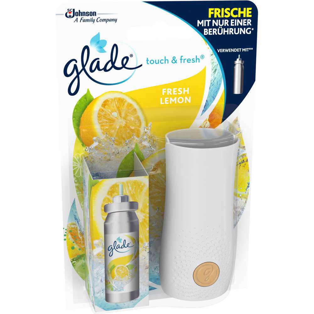 Produktabbildung Glade Lufterfrischer Touch & Fresh Halter, Fresh Lemon