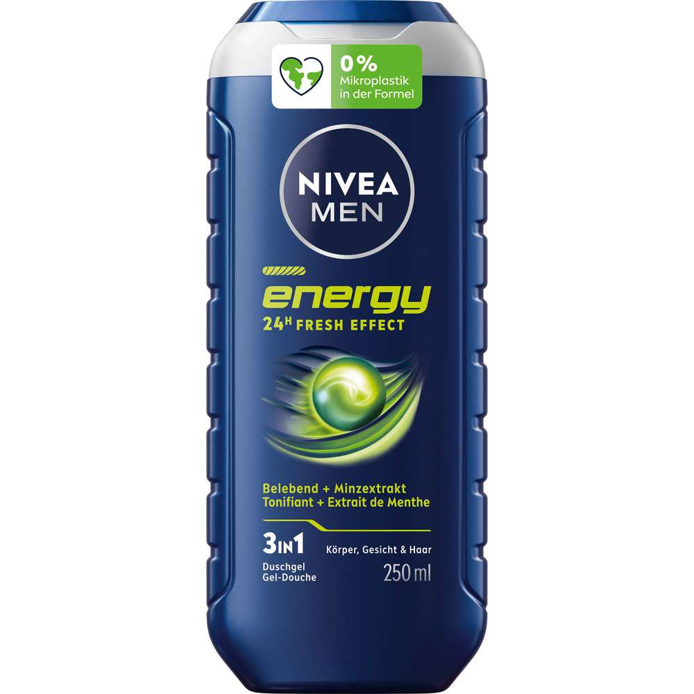 Produktabbildung Nivea Duschgel, Men Energy  3in1