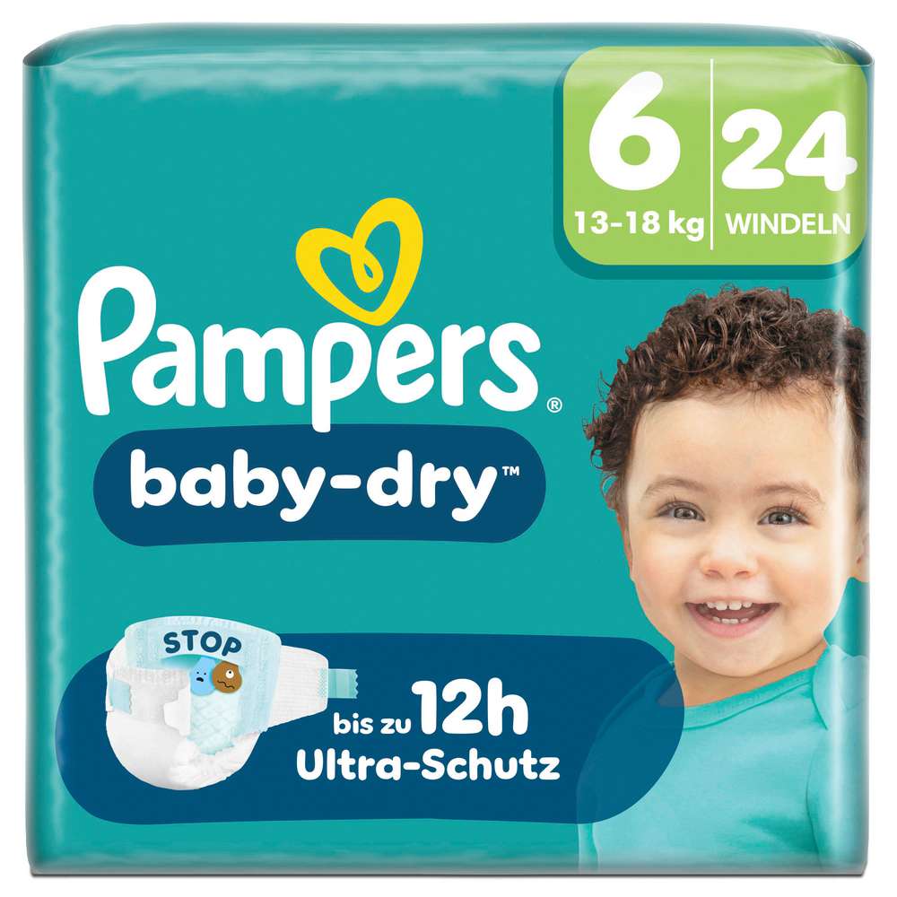 Produktabbildung Pampers Windeln Baby Dry Gr.6 Junior 13-18 kg 