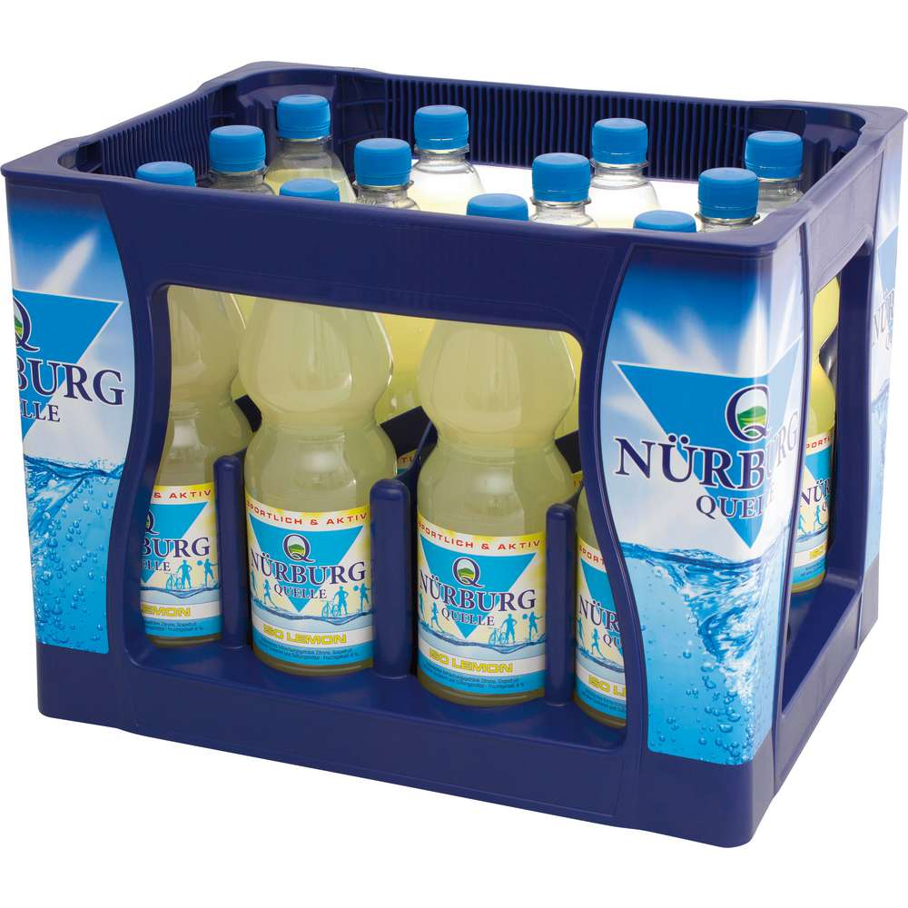 Produktabbildung Nürburg Quelle Iso, Lemon (12x 1,000 Liter)
