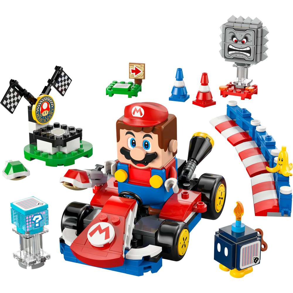 Produktabbildung Lego LEGO Super Mario: Mario Kart – Interaktiver LEGO Mario & Standard-Kart 72043