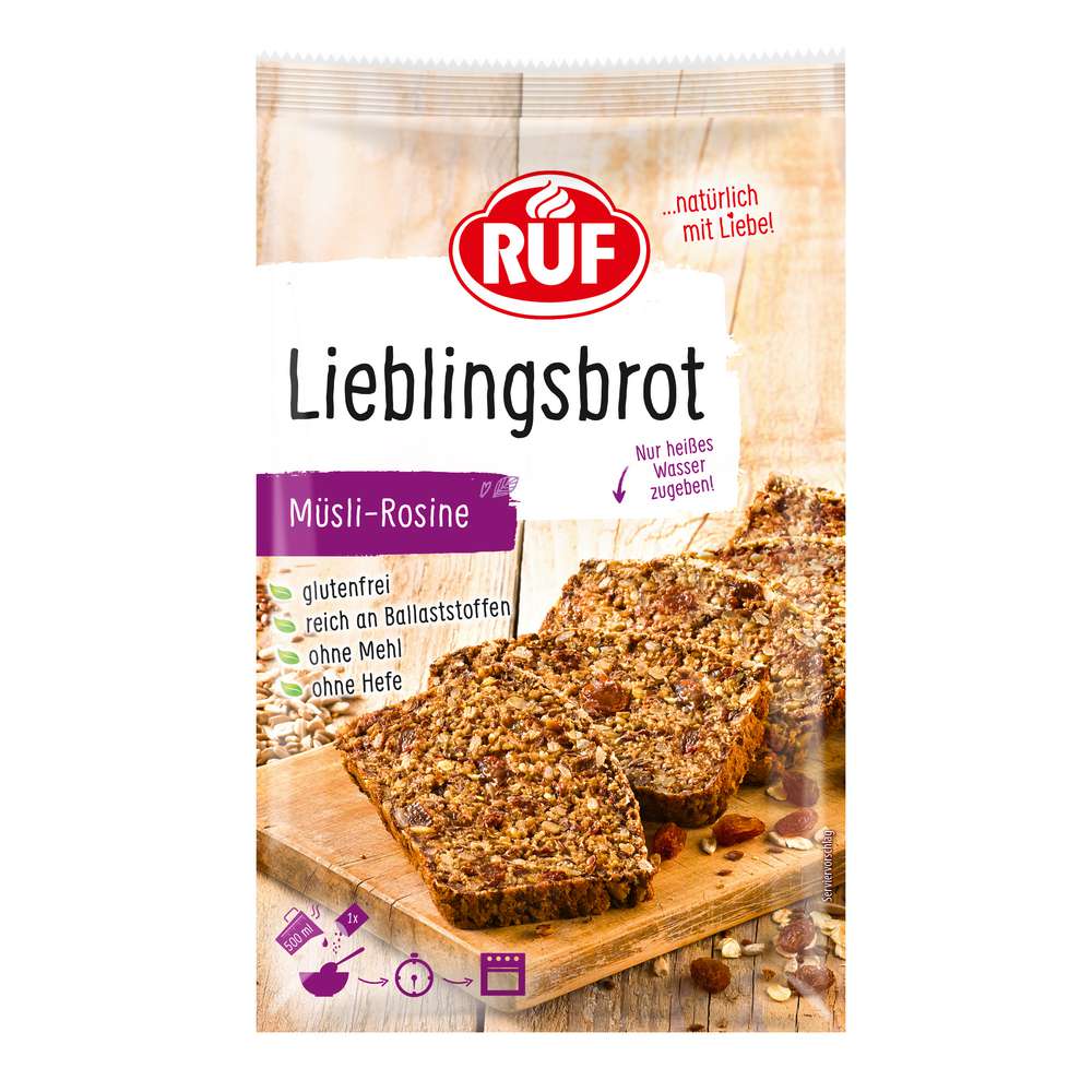 Produktabbildung RUF Lieblingsbrot, Müsli-Rosine