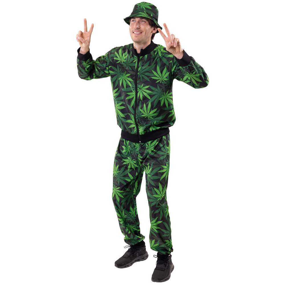 Produktabbildung Party x People Kostüm Hanf Jogginganzug, verschiedene Größen
