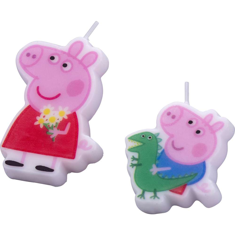 Produktabbildung Zenker Motiv-Kerzen Peppa mit Halter
