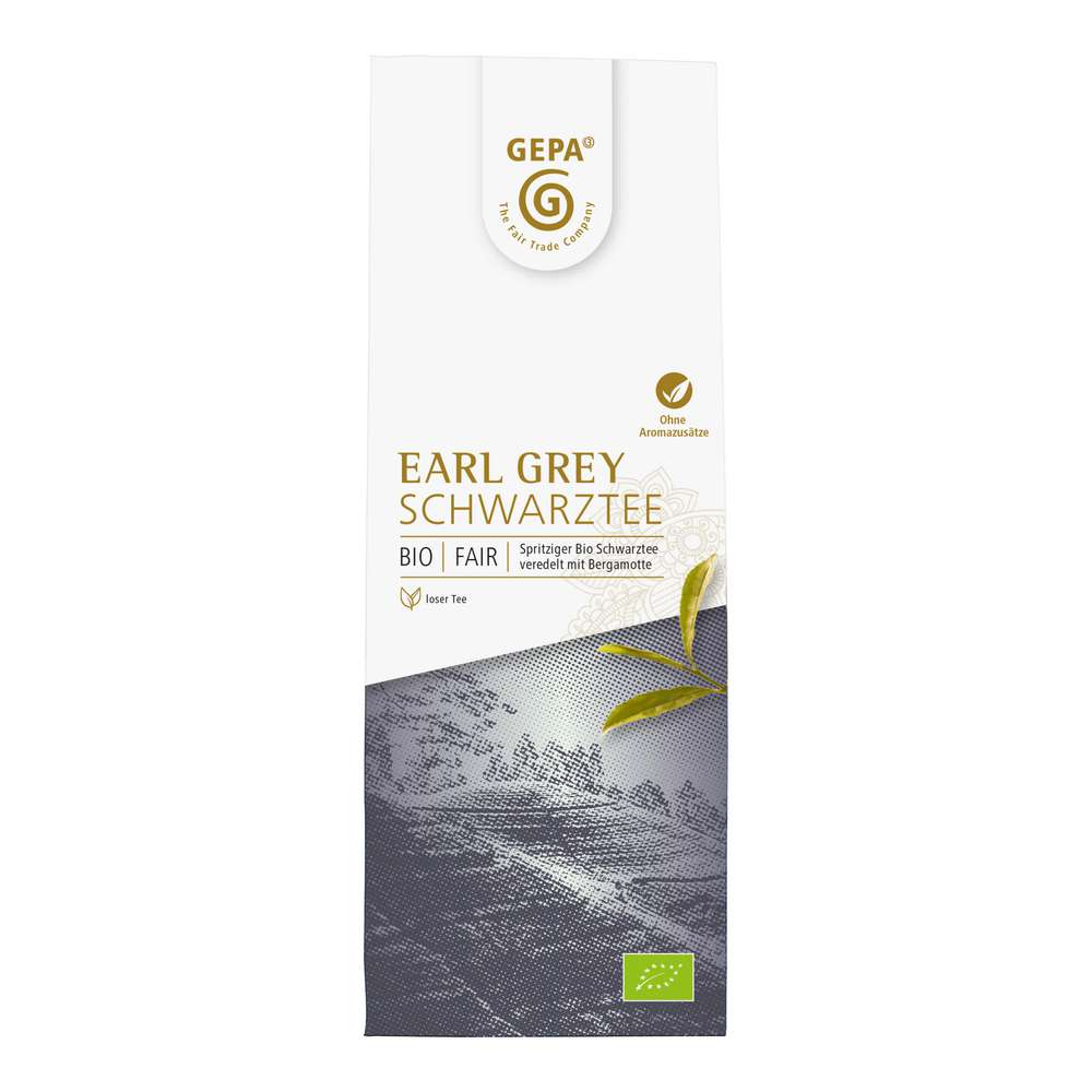 Produktabbildung Gepa Bio Schwarztee Earl Grey