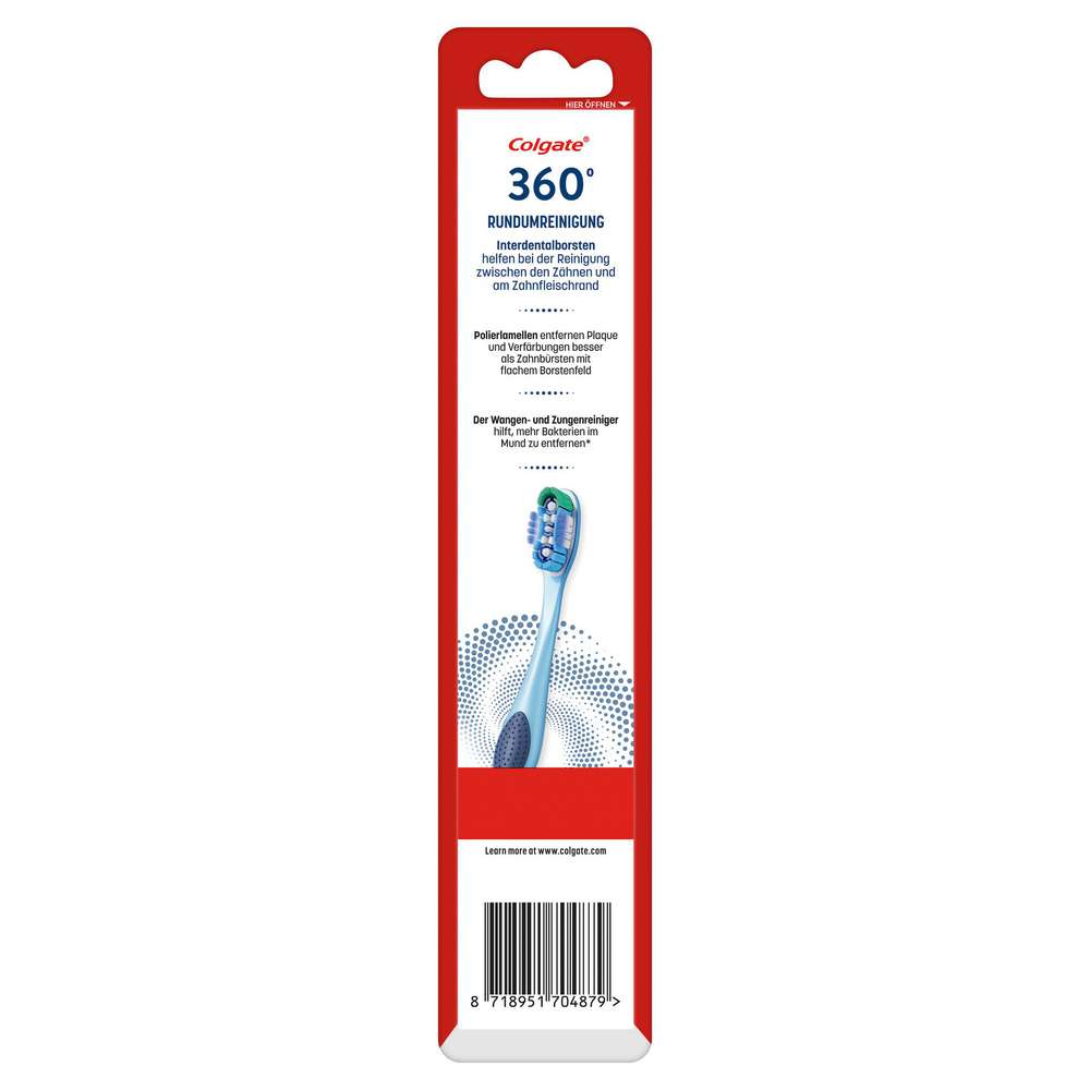 Produktabbildung Colgate Zahnbürste 360° Rundumreinigung