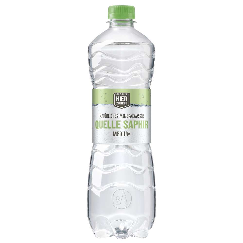 Produktabbildung GLOBUS HierZuliebe Mineralwasser Medium