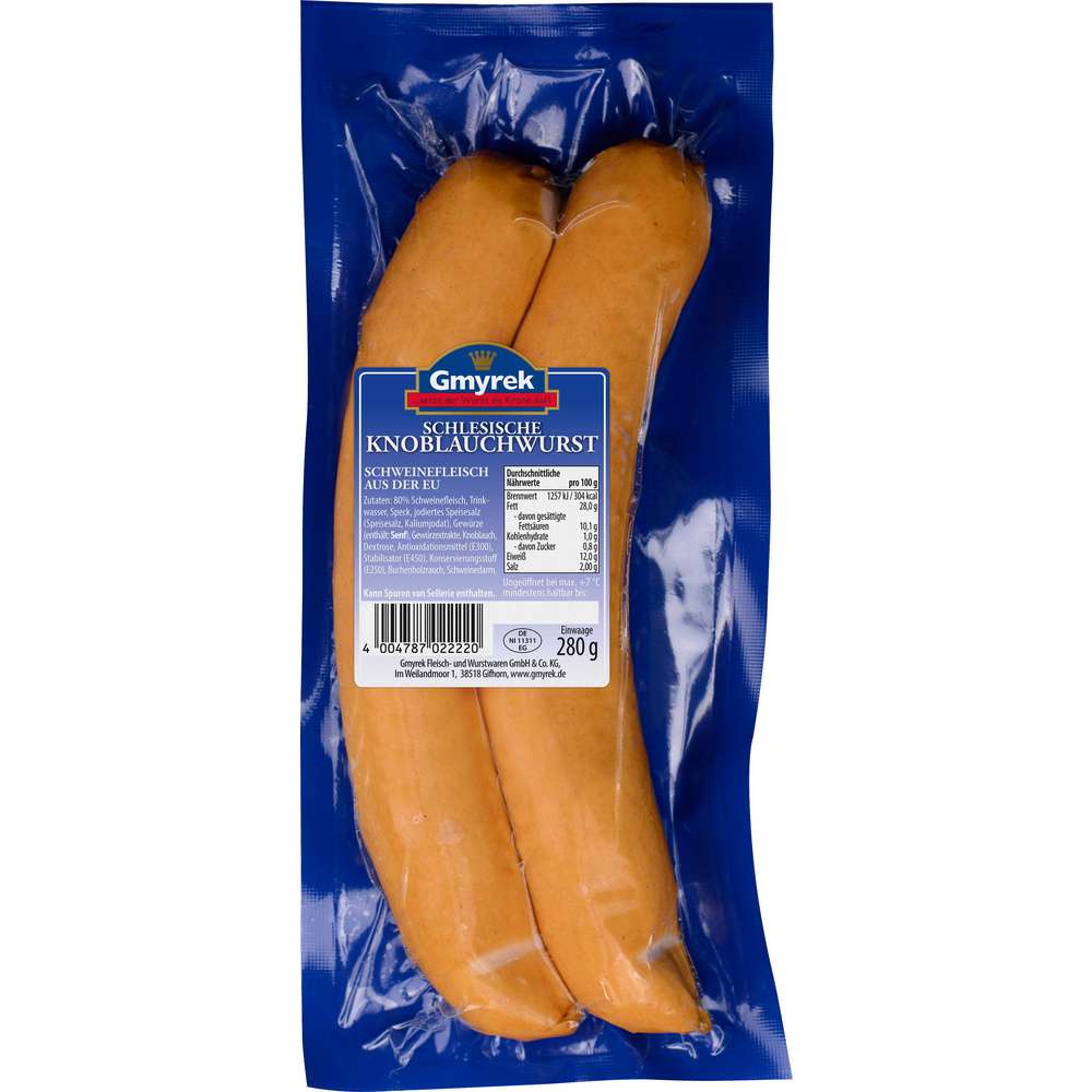 Produktabbildung Gmyrek Schlesische Knoblauchwurs