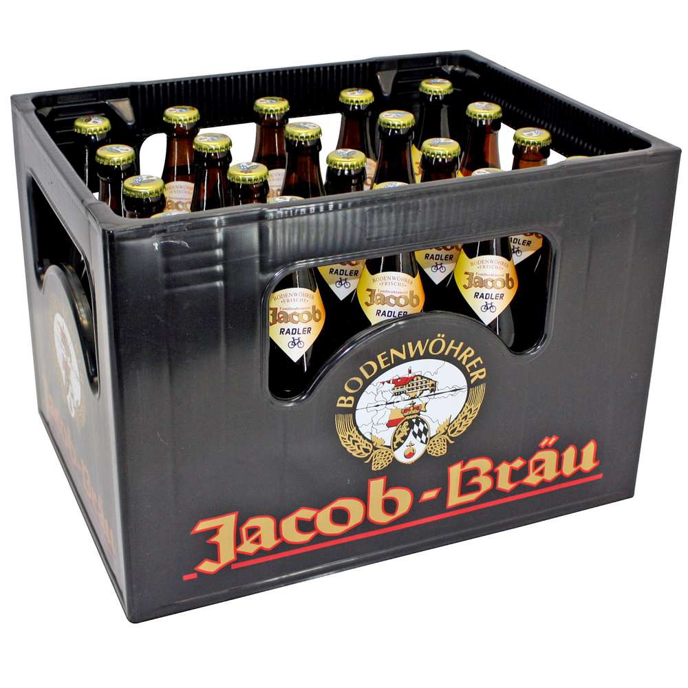 Produktabbildung Jacob Biermischgetränk, Radler 2,7% (20x 0,500 Liter)
