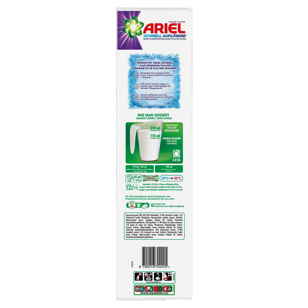 Produktabbildung Ariel Color-Waschmittel, Pulver