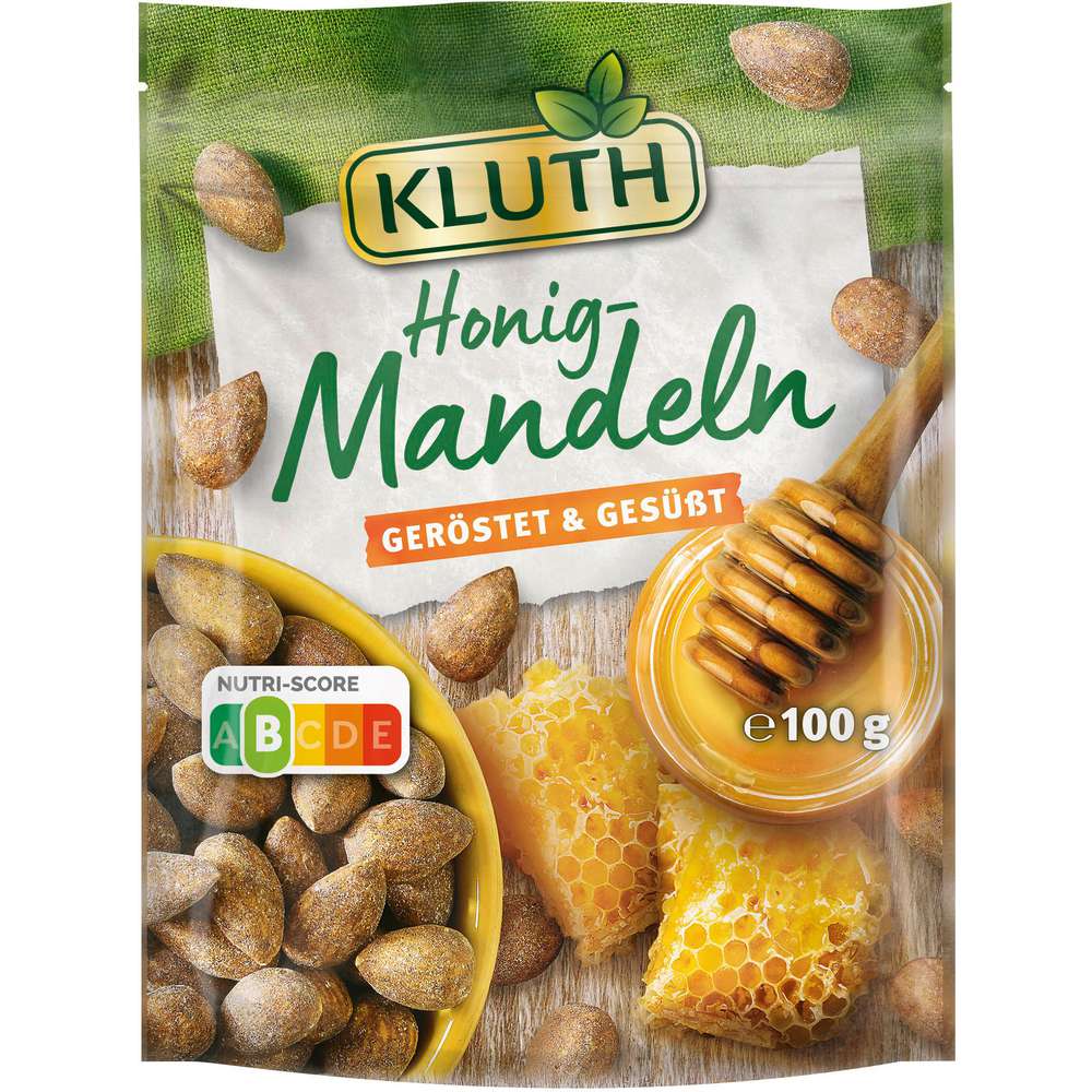 Produktabbildung Kluth Honig-Mandeln, geröstet & gesüßt