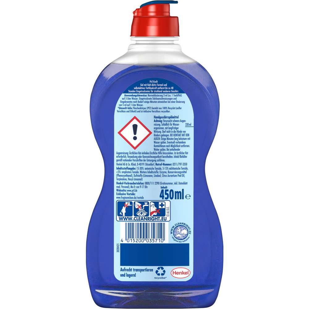 Produktabbildung Pril Geschirrspülmittel Kraftgel, Ultra Plus