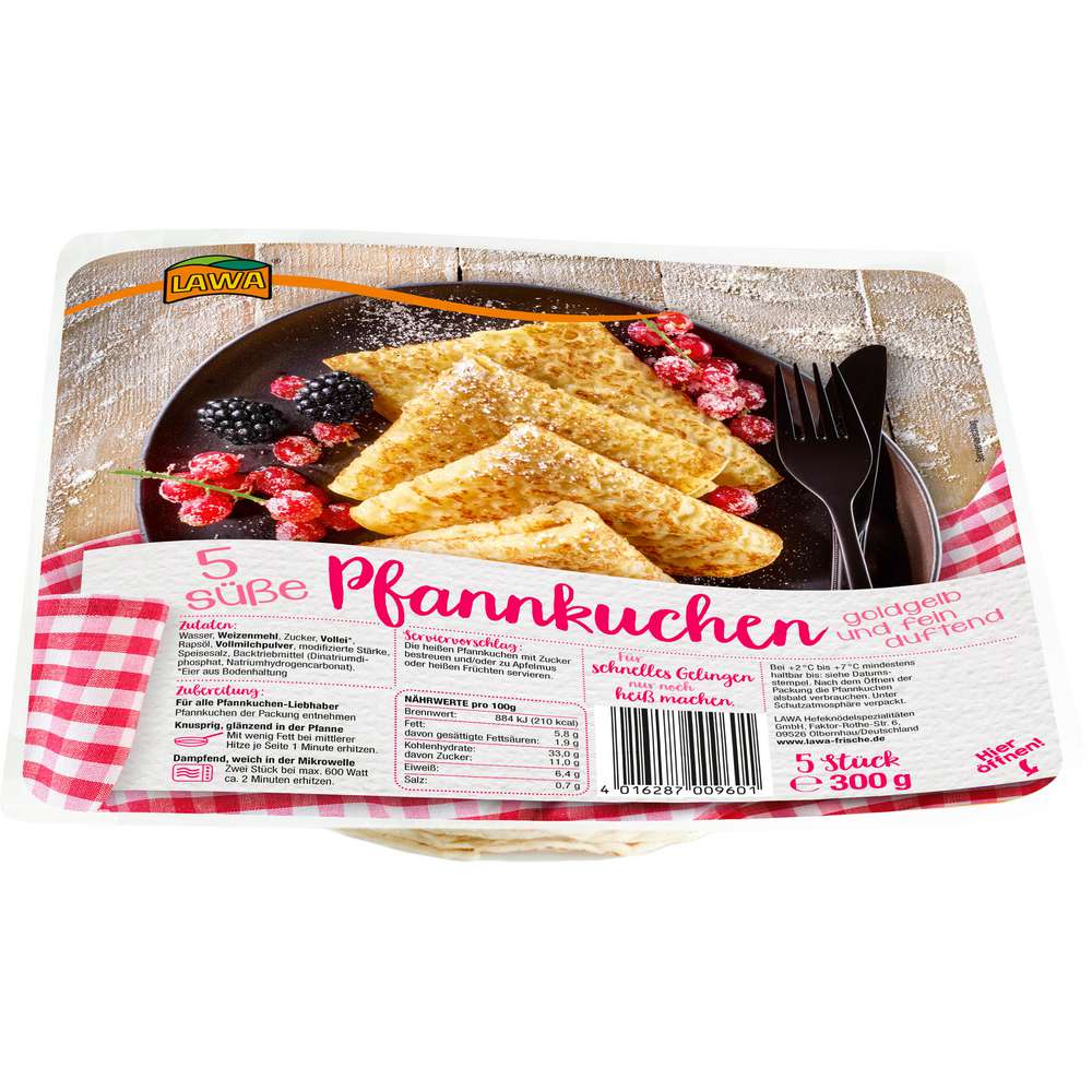 Produktabbildung Lawa Pfannkuchen, süß