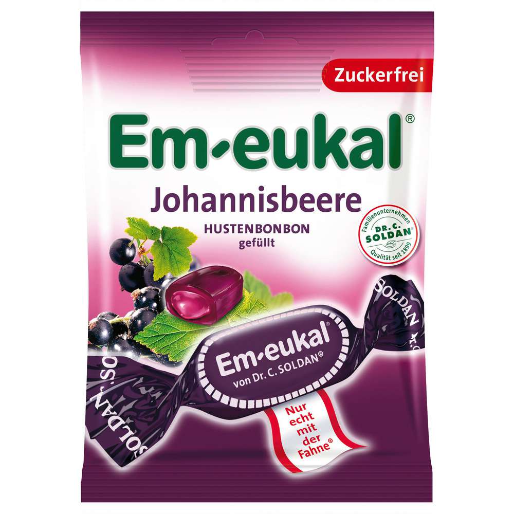 Produktabbildung Em-Eukal Hustenbonbon, Johannisbeere