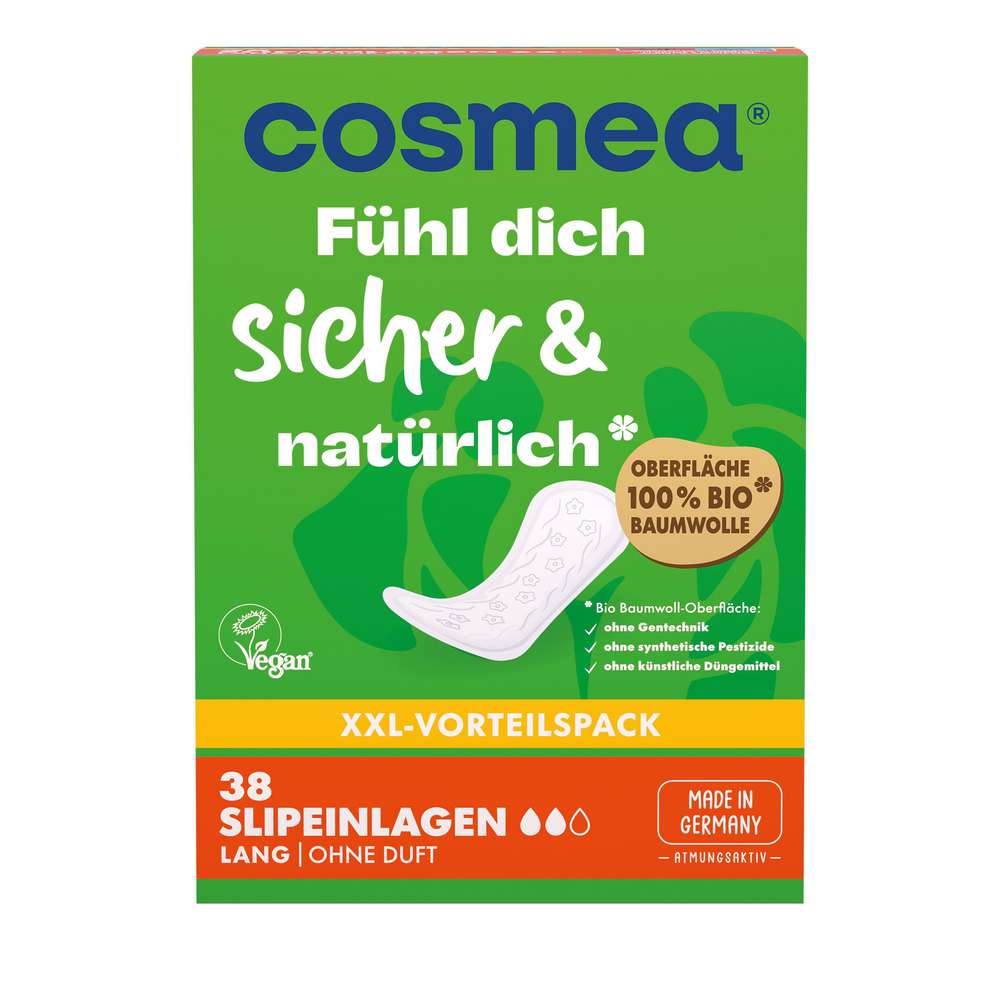 Produktabbildung Cosmea Bio Comfort Slipeinlagen, Lang