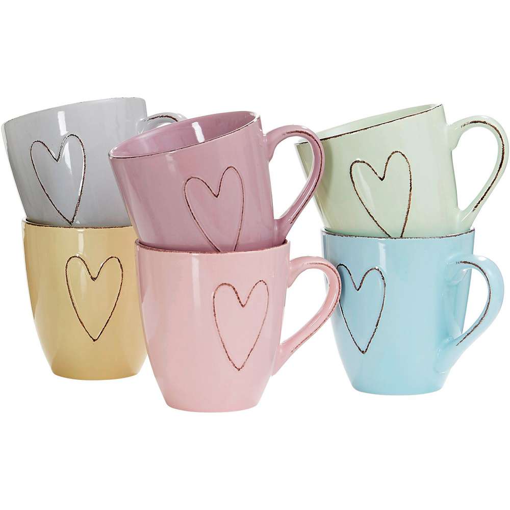 Produktabbildung Ritzenhoff & Breker Tasse mit Herz 520 ml, verschiedene Farben, sortiert