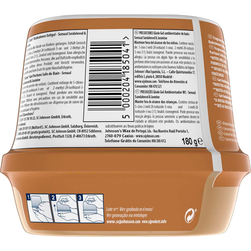 Produktabbildung Glade Bad Duftgel, Sandalwood