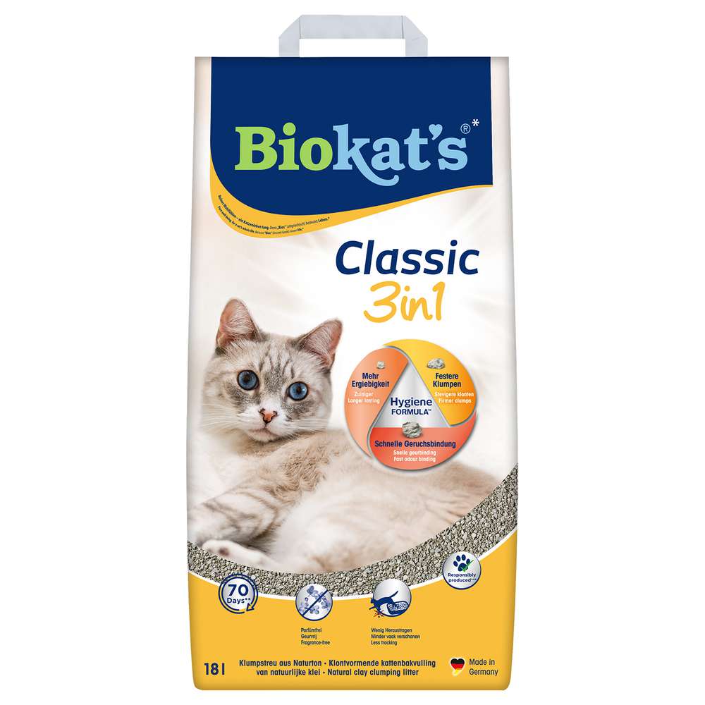 Produktabbildung Biokat's Katzen Klumpstreu, Classic, 3in1