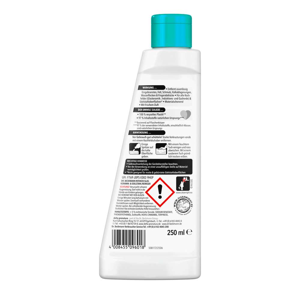 Produktabbildung Dr. Beckmann Glaskeramik & Edelstahl-Reiniger