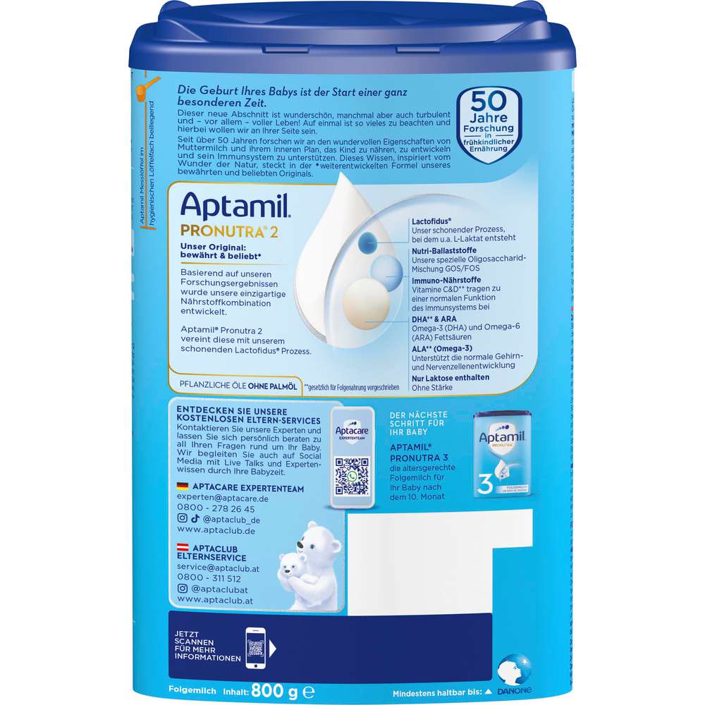 Produktabbildung Aptamil Folgemilch, 2