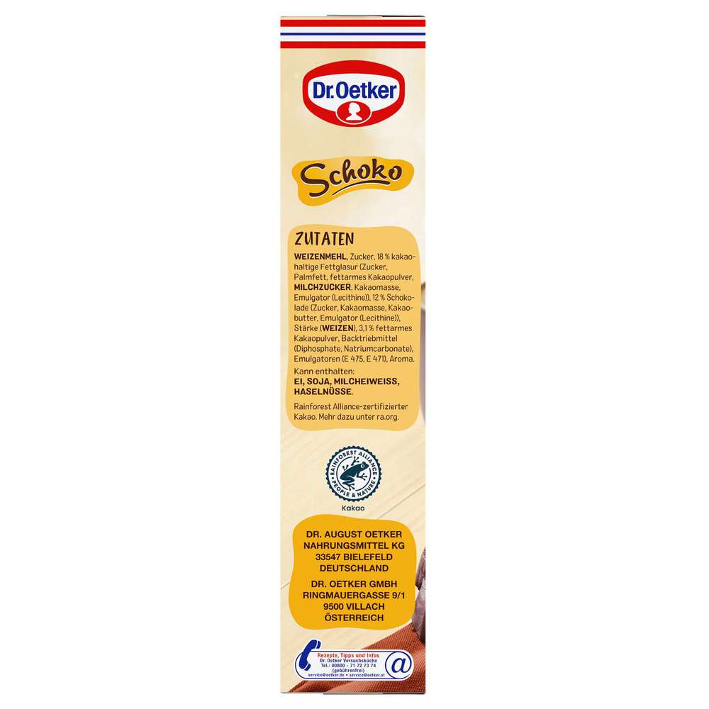 Produktabbildung Dr. Oetker Backmischung Schokokuchen