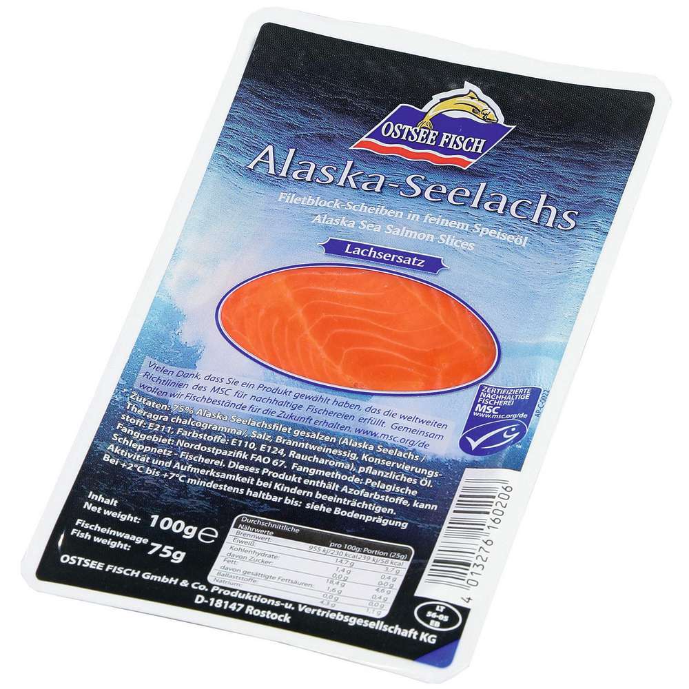 Produktabbildung Ostsee Fisch MSC Alaska Seelachsscheiben Natur