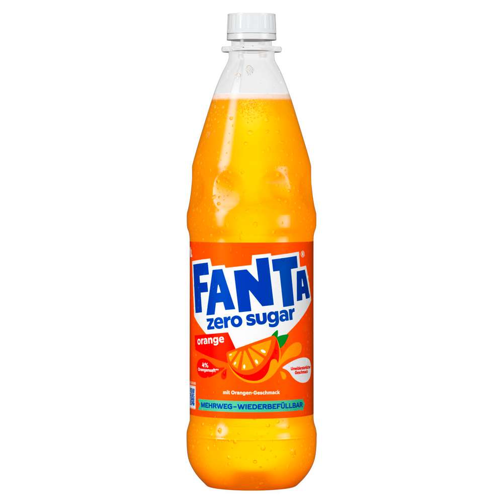 Produktabbildung Fanta Orangen-Limonade, zuckerfrei