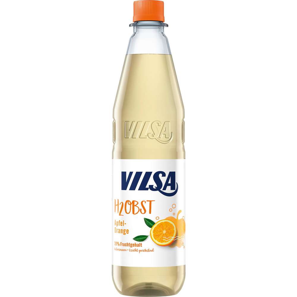 Produktabbildung Vilsa H2Obst Sportdrink, Apfel-Orange