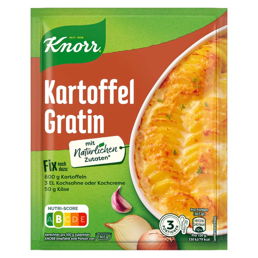 Produktabbildung Knorr Fix Würzmischung Kartoffel Gratin