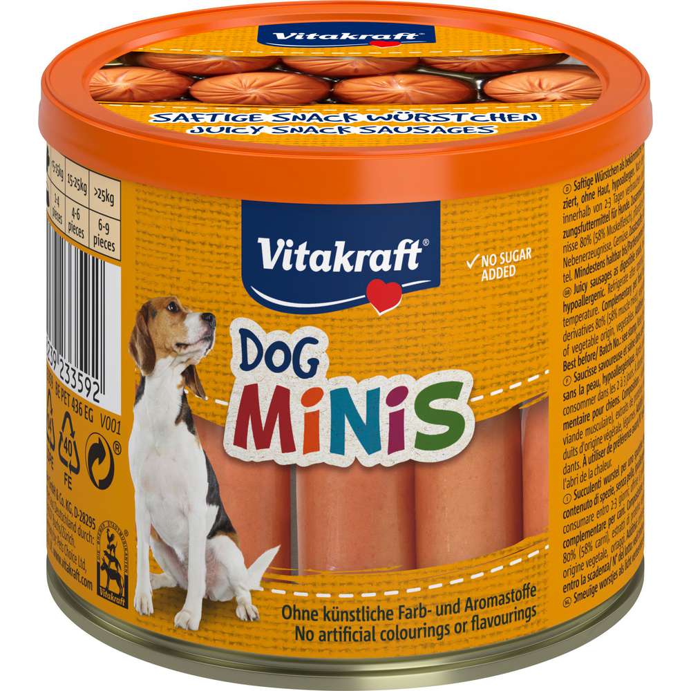 Produktabbildung Vitakraft Hunde-Snack Dog Minis, Würstchen