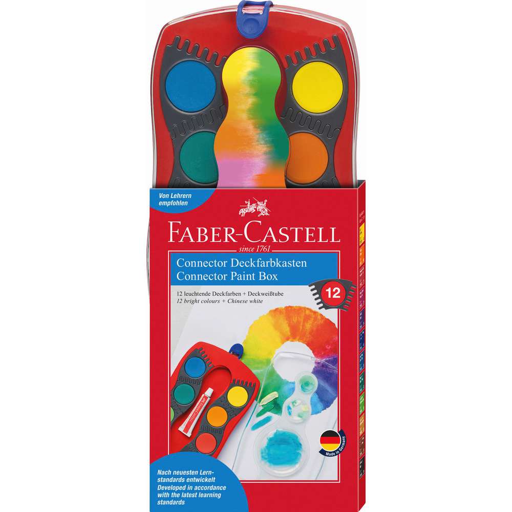 Produktabbildung Faber-Castell Farbkasten Connector, Deckfarben