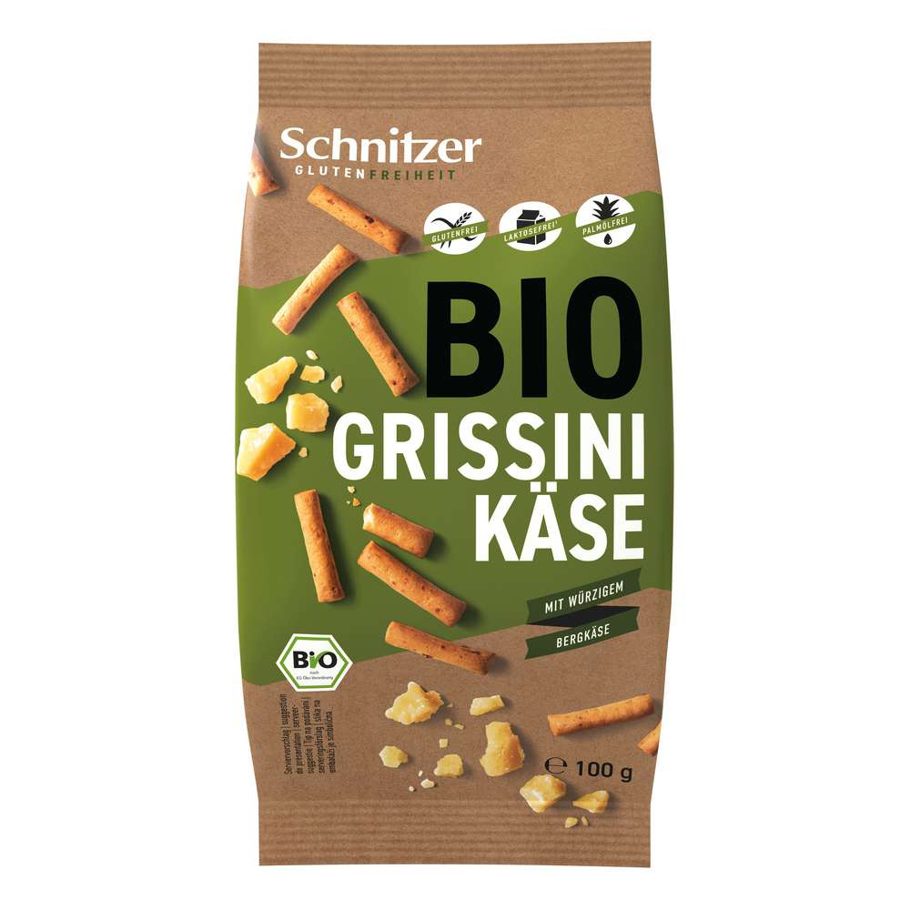 Produktabbildung Schnitzer Bio Grissini, Käse