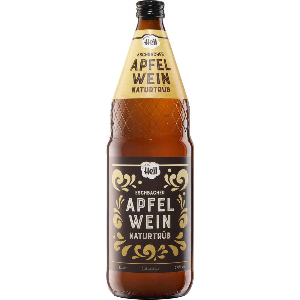 Produktabbildung Heil Eschbacher Traditions-Apfelwein, naturtrüb 6%