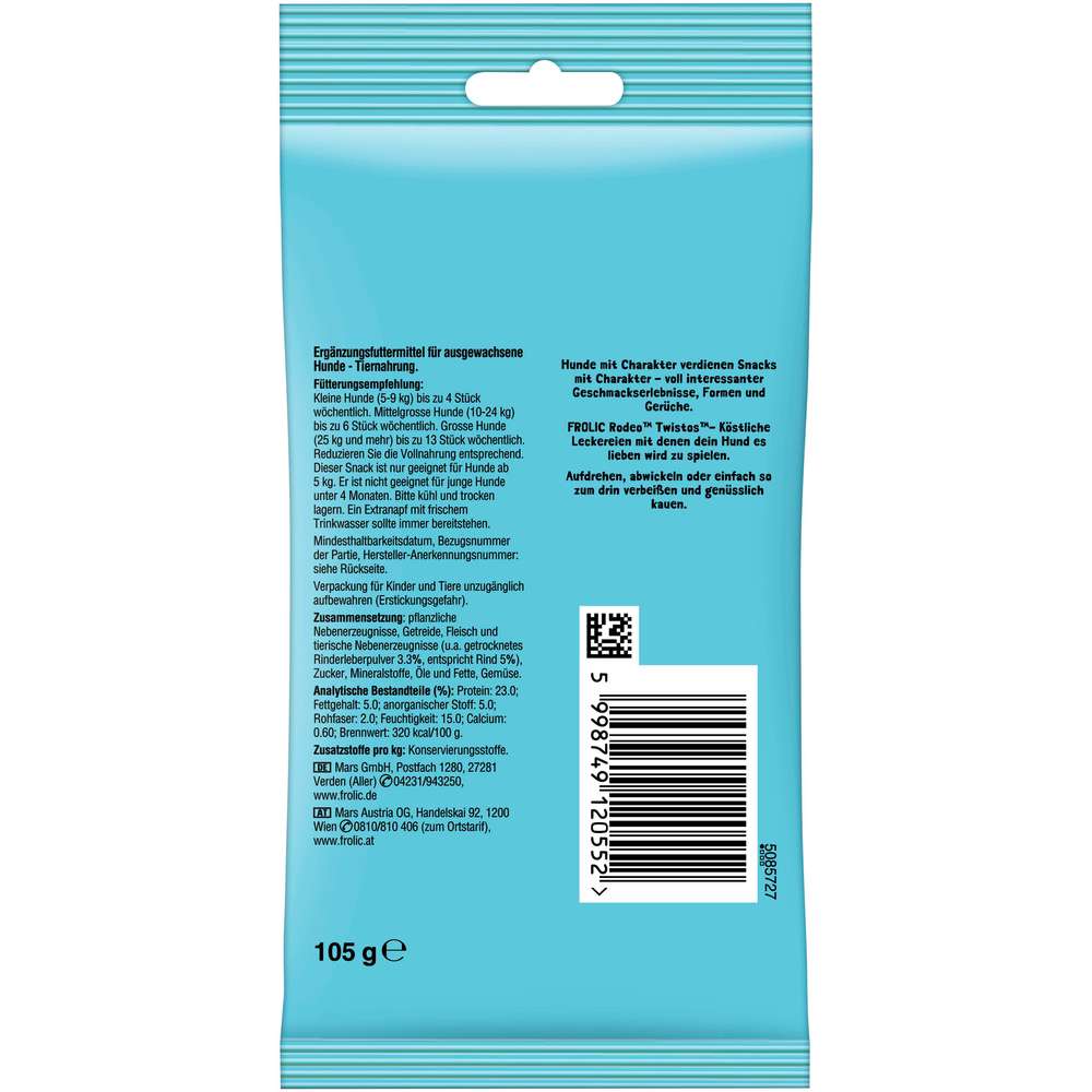 Produktabbildung Frolic Hunde-Snack, Rodeo, Rind