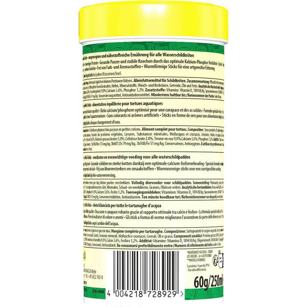 Produktabbildung Tetra Schildkröten-Futter ReptoMin, Sticks
