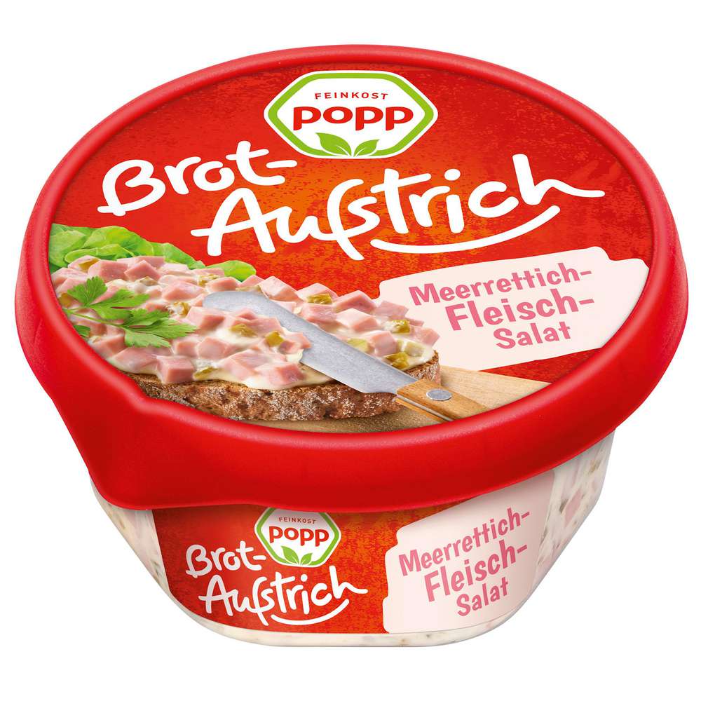 Produktabbildung Popp Brotaufstrich, Meerrettich-Fleischsalat