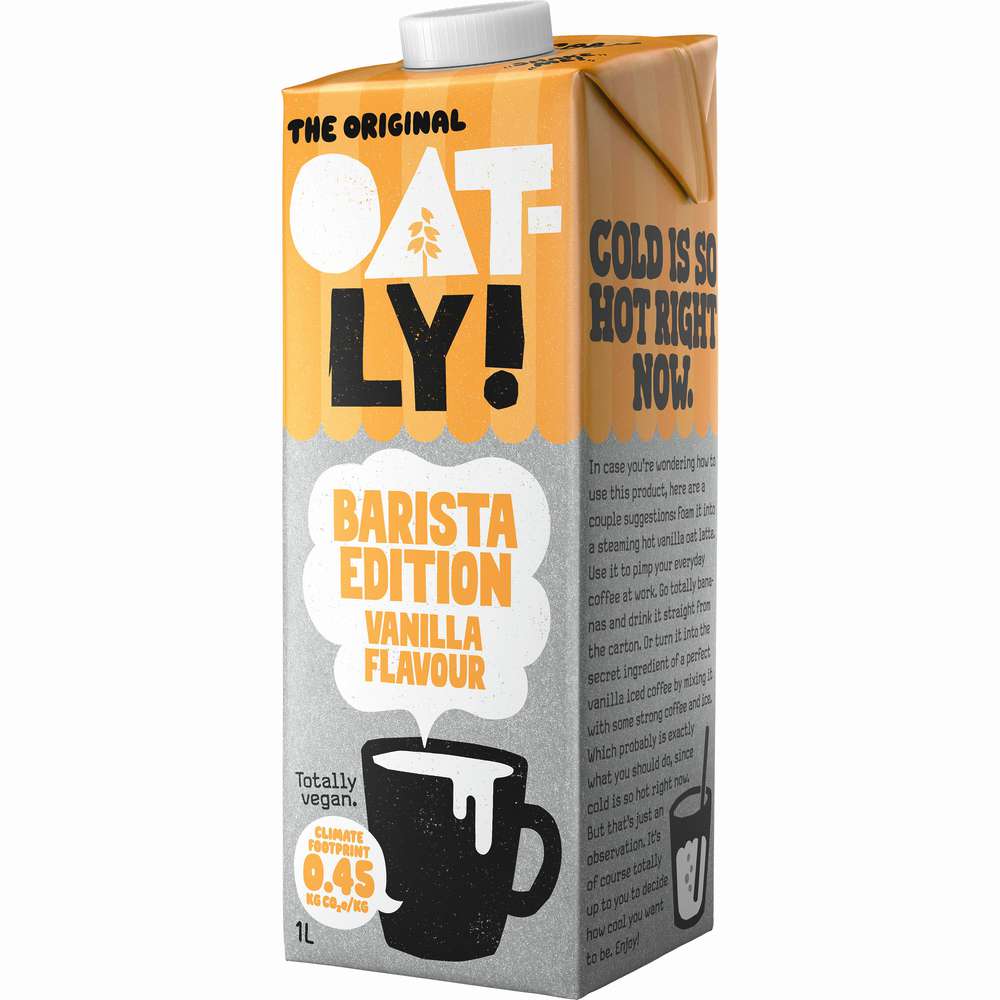 Produktabbildung Oatly Haferdrink Barista, Vanille