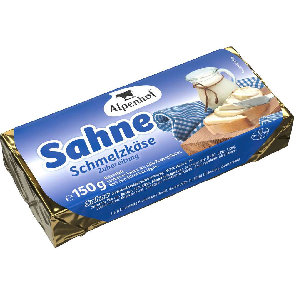 Produktabbildung Alpenhof Schmelzkäse, Sahne