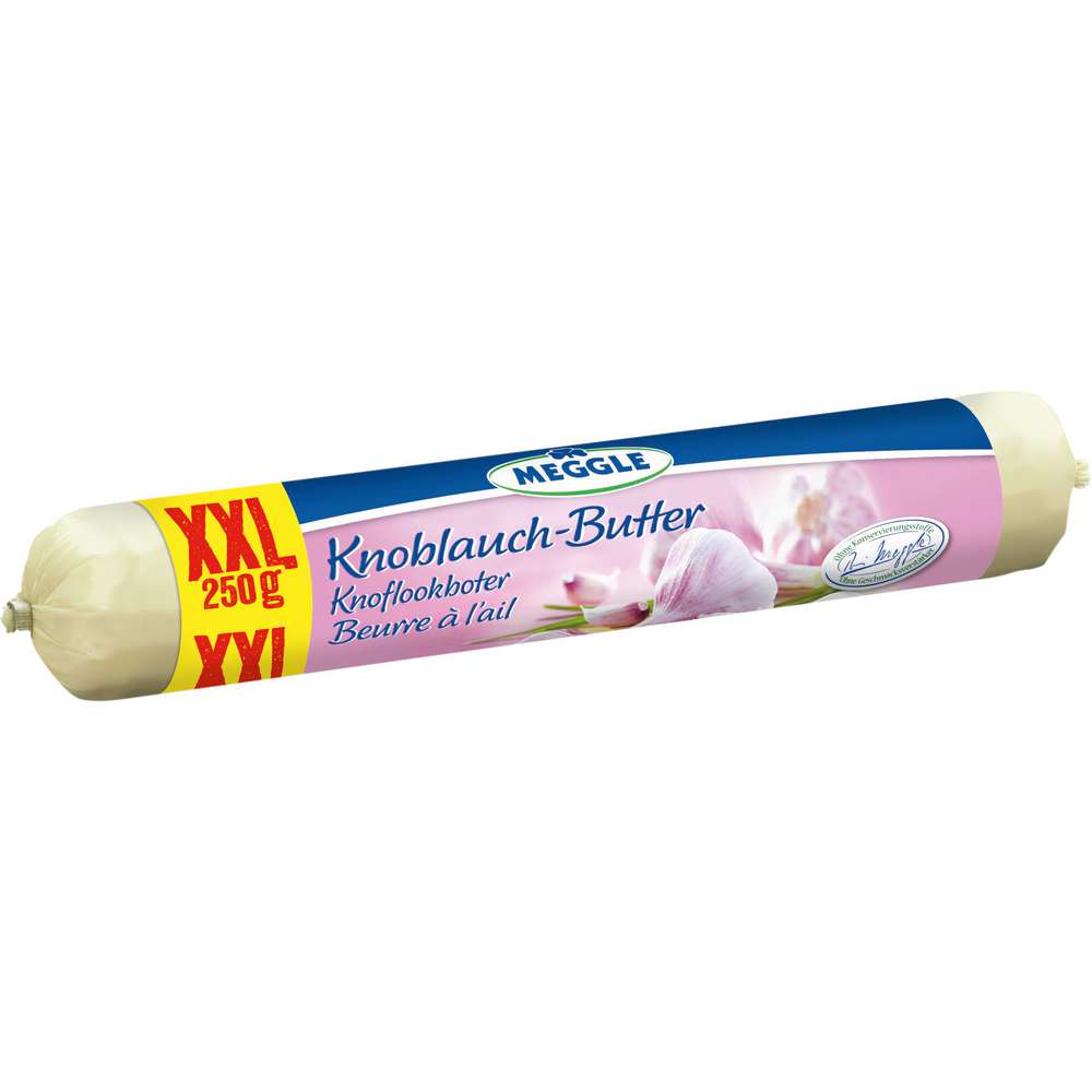 Produktabbildung Meggle Knoblauchbutter, XXL-Rolle