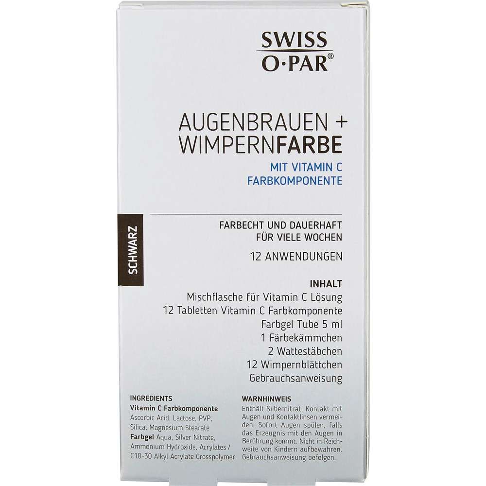 Produktabbildung Swiss-o-Par Augenbrauen + Wimpernfarbe, Schwarz